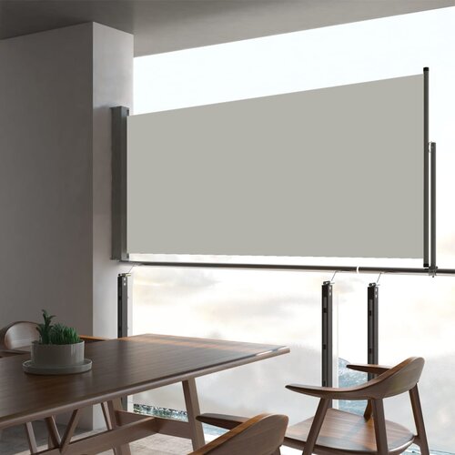 vidaXL Zložljiva stranska tenda za teraso 60x300 cm krem Cene