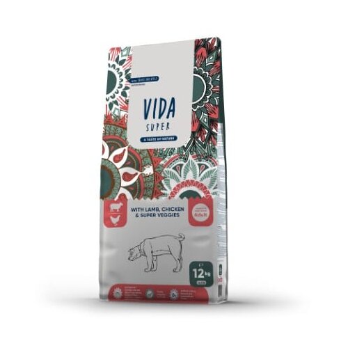 Craftia vida super with lamb, chicken &amp;amp; super veggies adult dog medium &amp;amp; large breed - 12 kg Slike