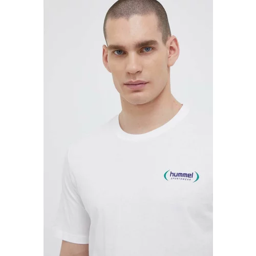 Hummel Pamučna majica boja: bijela, glatki model