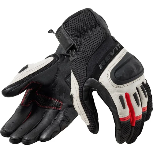 Rev'it! Gloves Dirt 4 Black/Red M Rukavice