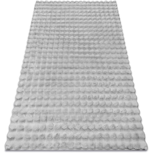 RugsX Preproge Preproga BUBBLE srebro 21 IMITACIJA ZAJČJEGA KRZN 140x190 cm Srebrna Cene
