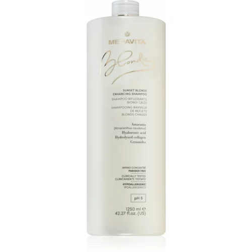 Medavita Blondie Sunset Blonde Enhancing Shampoo šampon za plavu kosu za naglašavanje boje kose 1250 ml