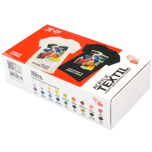 STYLE ROSA TALENT Set akrilnih boja za tekstil Slike