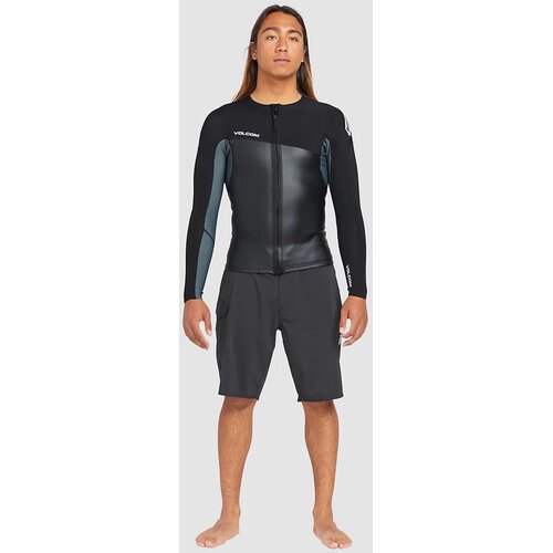 Volcom 1.5Mm Front Zip Lycra black Cene