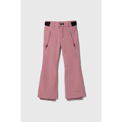 Protest Otroške smučarske hlače LOLE JR roza barva