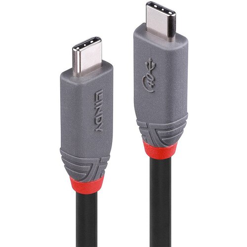Lindy USB kabel USB 4.0 USB-C&reg; vtič\, USB-C&reg; vtič 0.80 m črna 36947, (20561841) Cene