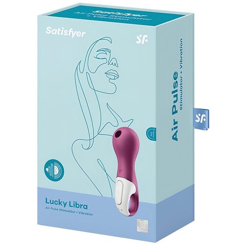 Satisfyer vibrator lucky libra, ljubičasti Slike