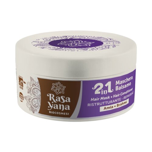 Rasayana 2in1 restructuring hair mask & conditioner amla & brahmi Cene