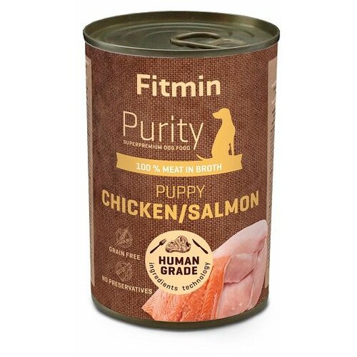 Fitmin Dog Purity Konzerva Puppy Losos i Piletina, hrana za pse 400g Slike