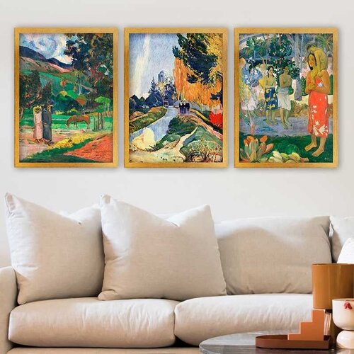 Wallity Set uramljenih slika 3AC_UN1233861, 3 Dela Cene