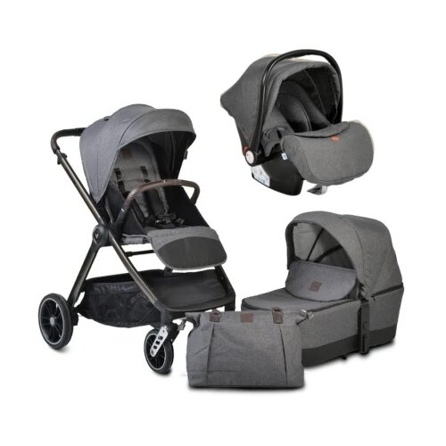 Cangaroo Kolica za bebe set 3 in 1 macan grey ( CAN53140 ) Cene