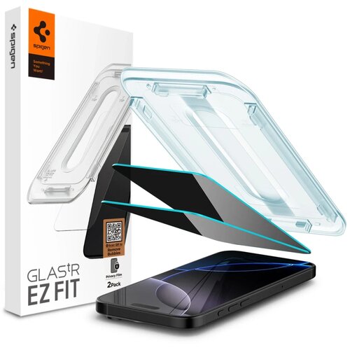 Spigen GLAS.TR &amp;rdquo;EZ FIT&amp;rdquo; 2-PACK za&amp;scaron;titno staklo za IPHONE 16 PRO MAX 17 PRO MAX PRIVACY Slike