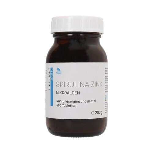 Life Light Cink spirulina, brez kvasa - 500 tabl. Cene