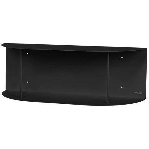 noo.ma Crna metalna polica s vi&scaron;e razina 60 cm Lina &ndash; Cijene