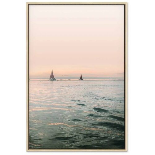  Slika - South Wind (1 Part) Vertical 60x90 U prirodnom drvenom okviru Slike