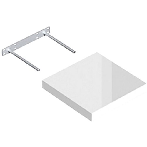 REGALUX zidna polica XL4 (23,5 x 23,5 x 3,8 cm, bijela visokog sjaja, opteretivost: 12 kg) Cijene
