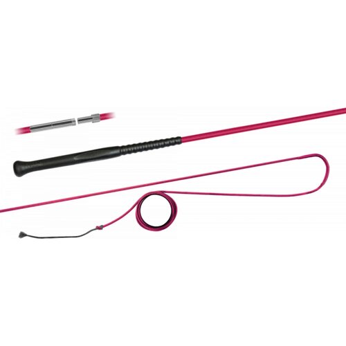 FLECK Lonžirni bič ERGO-ročaj z vijačnim zapenjanjem, 180 cm - roza Slike