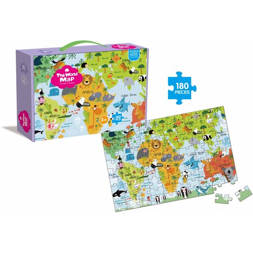 Merx Puzzle mapa sveta – 180 delova Cene