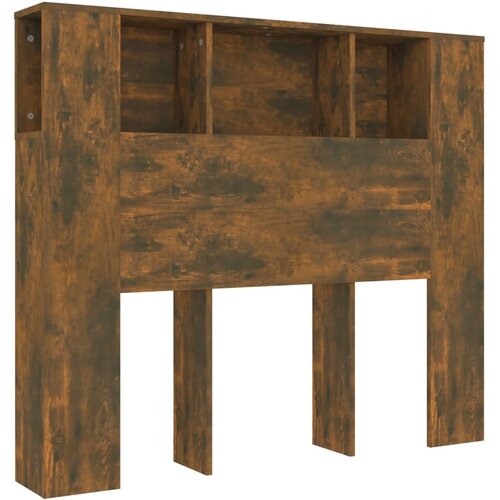 Maison Chic vzglavna omarica - nočna omarica - posteljna omarica dimljeni hrast 120x18,5x102,5 cm, (21705673) Slike