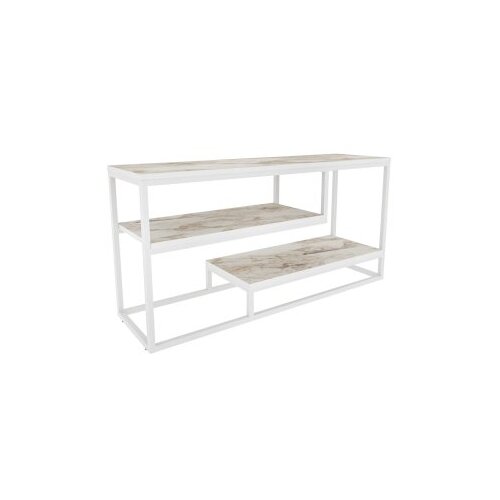 Hanah home tv polica lorin ephesus white Slike