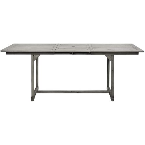  Vrtni blagovaonski stol (150 - 200)x100x75 cm od drva bagrema Slike
