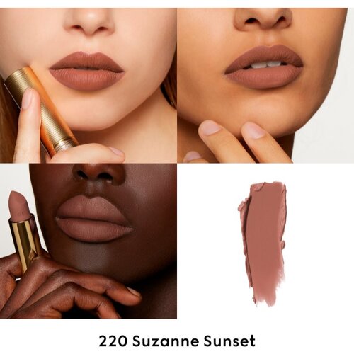 Gucci Beauty Rouge &amp;agrave; L&amp;egrave;vres Matte Lipstick matirajući ruž za usne nijansa 220 Suzanne Sunset 3.5 g Slike