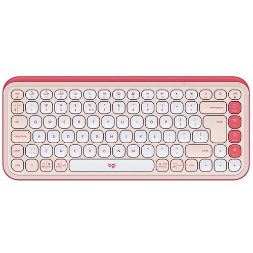 Logitech POP Icon Keys US tastatura rose Slike