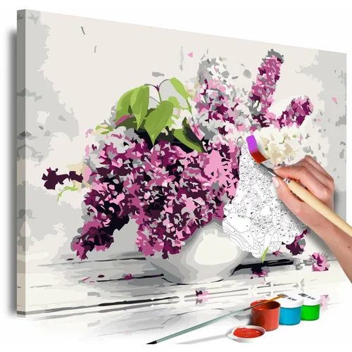  Slika za samostalno slikanje - Vase and Flowers 60x40