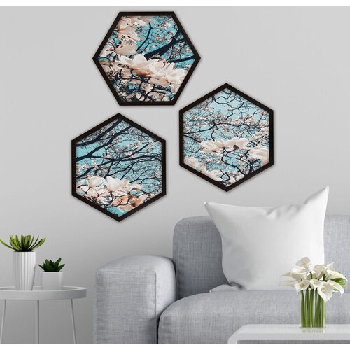 Wallity Uramljena slika 6GEN1367, 35x35 cm, 3 dela Slike