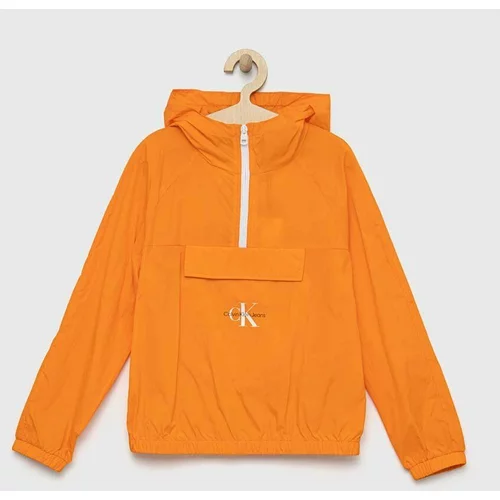 Calvin Klein Jeans Dječja jakna boja: narančasta