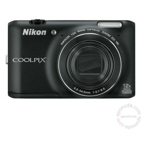 Nikon S6400 Black digitalni fotoaparat Slike