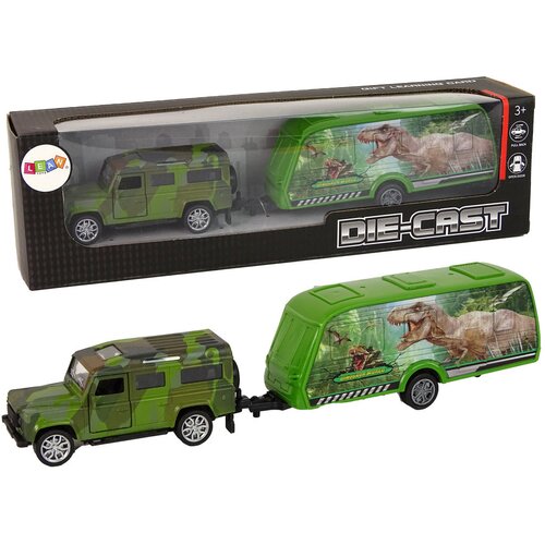  Terensko vozilo za igru s prikolicom s motivima dinosaura - zeleni Cijene