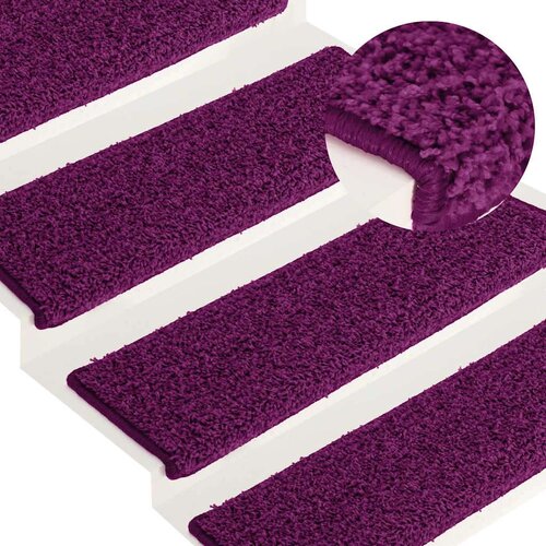  Prostirke za stepenice 30 kom 65x21x4 cm roze pravokutni rub - Ružičasta 65 x 21 x 4 cm 30 Slike