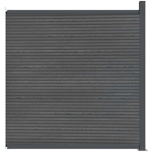  za ogradu WPC sivi 173 x 186 cm Slike