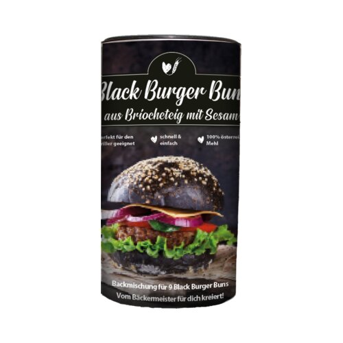 Bake Affair black Burger peciva s bijelim sezamom Slike