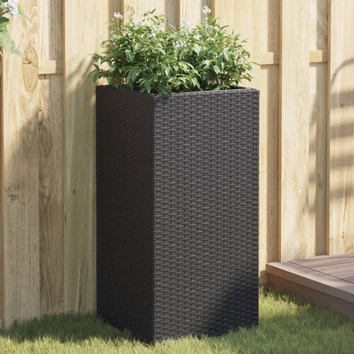 vidaXL Vrtna sadilica crna 40 x 40 x 80 cm od poliratana Cijene
