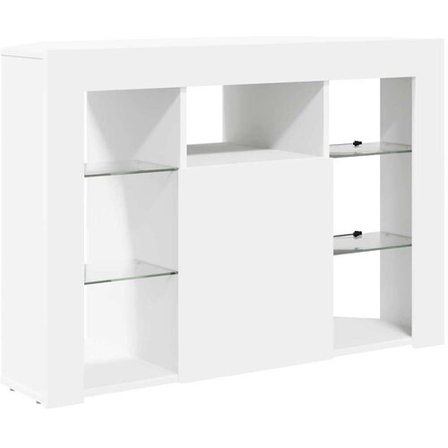  Kotni LED TV ormar Zidne Bijelo 100x40x68cm Konstruirano drvo Slike