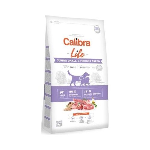 CALIBRA Dog Life hrana za pse - Junior Small&Medium breed Jagnjetina 2.5kg Cene