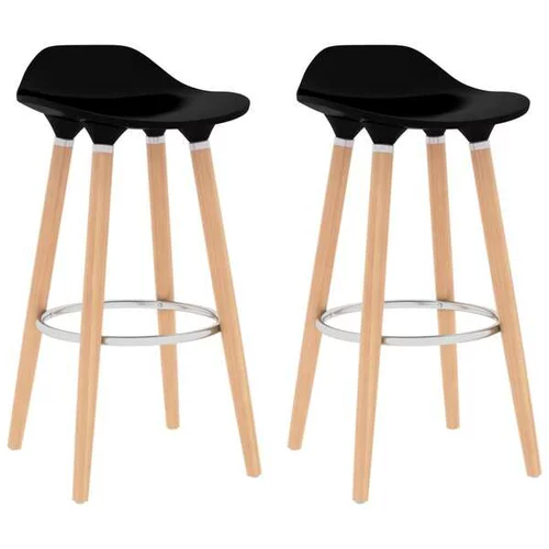  Barski stolčki 2 kosa črne barve