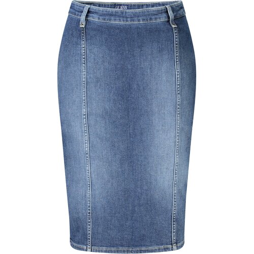 Guess Jeans LONGUETTE SKIRT WOMEN BLUE Cijene