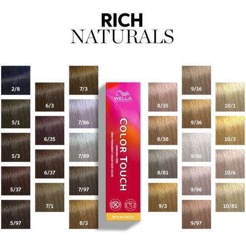 Wella Professionals Color Touch Rich Naturals barva za lase odtenek 7/97 60 ml Slike