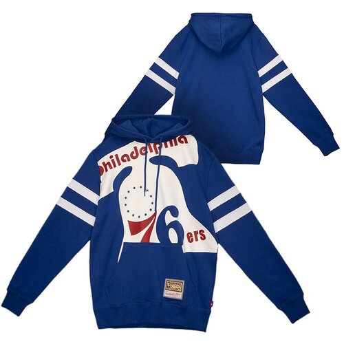 Mitchell And Ness mu&amp;scaron;ki Philadelphia 76ers Mitchell &amp;amp; Ness Big Face 2.0 Substantial pulover sa kapuljačom Slike