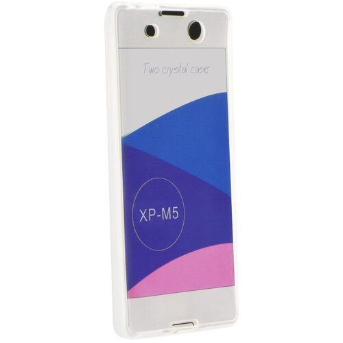  360° zaščitni ovitek za Sony Xperia M5 - prozorni Cene