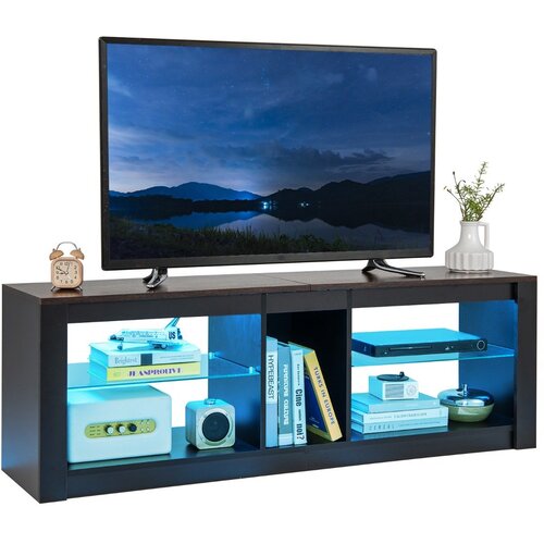 Costway TV omarica z LED osvetlitvijo RTV omarica, (5000006954) Slike