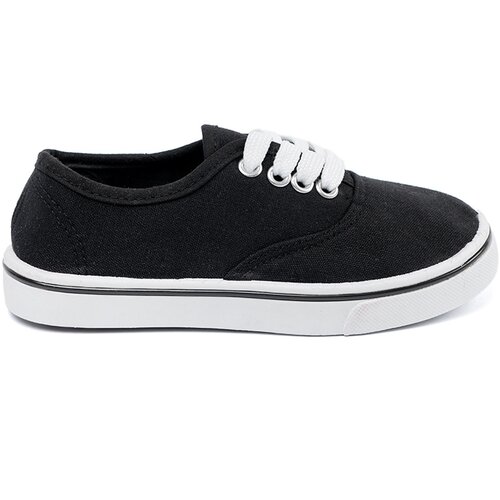 Shelvt Classic black sneakers for kids Cene