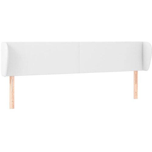 Maison Chic vzglavna omarica - nočna omarica - posteljna omarica z u&amp;scaron;esi belo 203x23x78/88 cm umetno usnje, (21707801) Slike