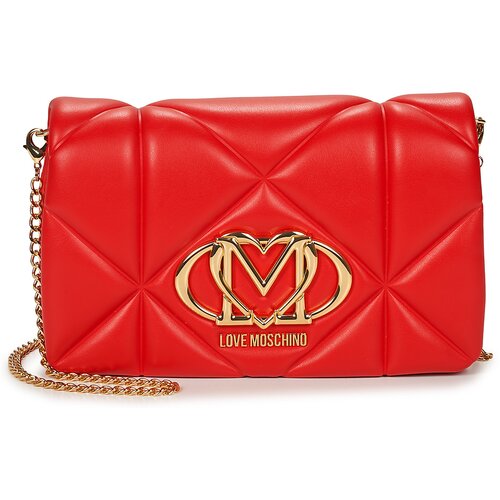 Love Moschino Torbe za čez ramo EMBOSSED QUILTED JC4043 Rdeča Slike