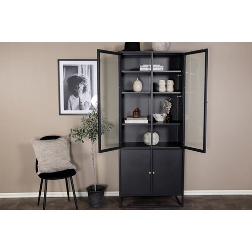 Venture Home vitrina Bakal 40,5 &amp;times; 190 &amp;times; 80 cm, crna Slike