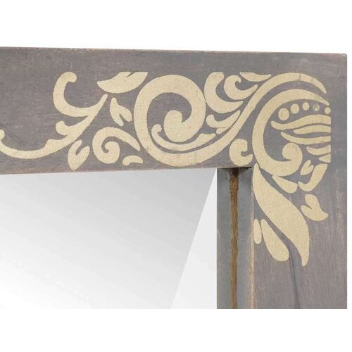VidaXL Zrcalo za kupaonicu s ogledalom Siva i srebrna 50 x 70 x 3 cm Slike