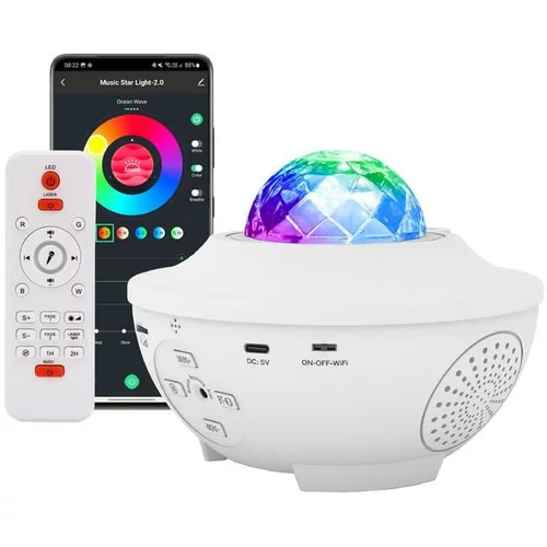 Chameleon Projektor zvezdno nebo - WiFi - Bluetooth - Z vgrajenim zvočnikom - pametni dom